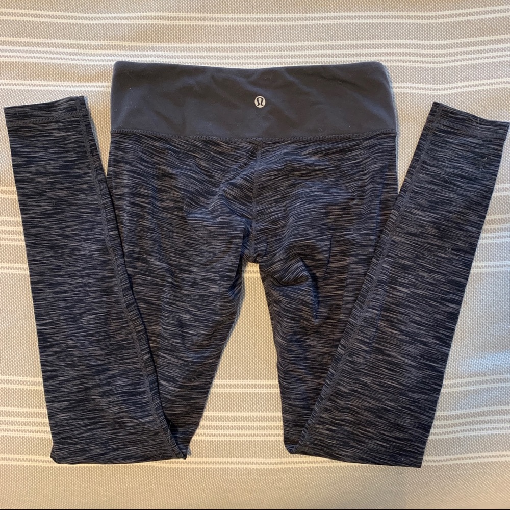 lululemon wunder under pants coal space dye